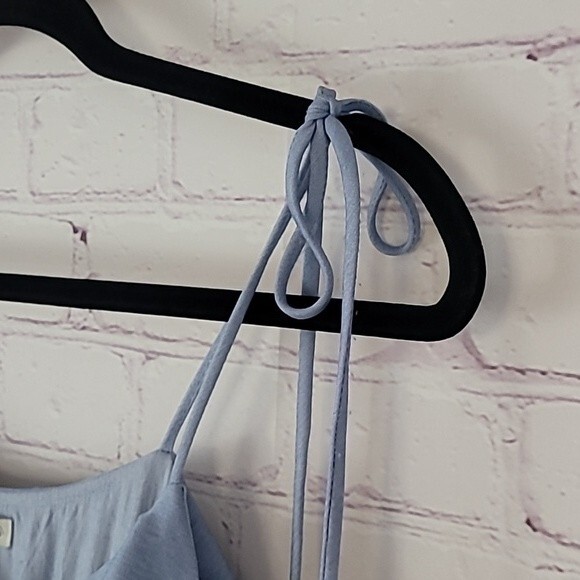 Speechless blue sleeveless jumpsuit with pockets. Size Small - Picture 8 of 9